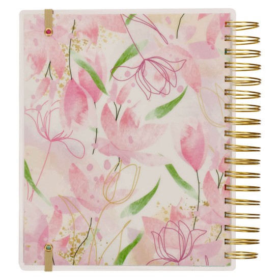 God Refreshes My Soul 18-Month Planner with Elastic Closure - Psalm 23:3