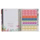 Thankful Grateful Blessed 2025 18-Month Planner with Elastic Closure