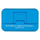 With God All Things Are Possible Blue Adjustable Clip-on Book Light - Matthew 16:26