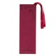 His Grace is Enough Faux Leather Bookmark in Pink Plums - 2 Corinthians 12:9