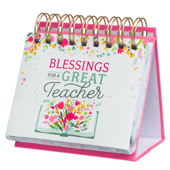 Blessings for a Great Teacher Perpetual Desktop Calendar