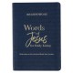 Words of Jesus for Daily Living Blue Faux Leather Devotional