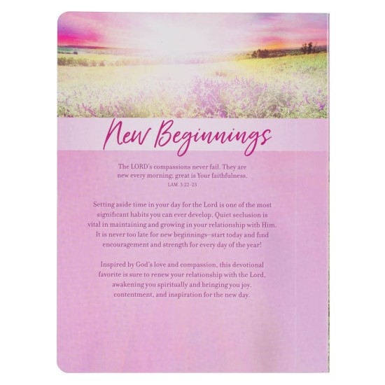 New Beginnings New Beginnings Pink Sunshine Field Softcover Devotional Softcover Devotional