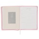 Hope and a Future Pink Faux Leather 2025 Large 18-month Planner for Women - Jeremiah 29:11