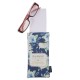 Strength and Dignity Indigo Rose Faux Leather Double Eyeglass Case - Proverbs 31:25