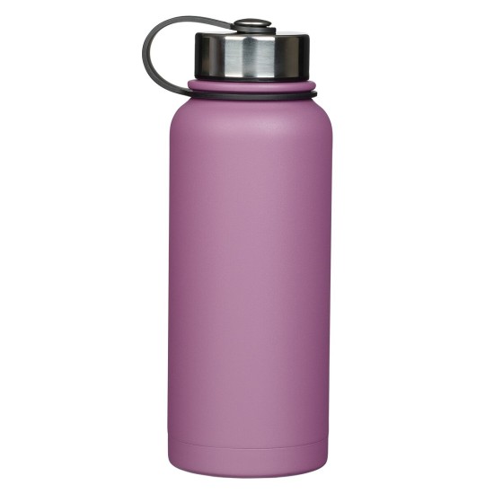 The Plans Lilac Purple Stainless Steel Water Bottle - Jeremiah 29:11