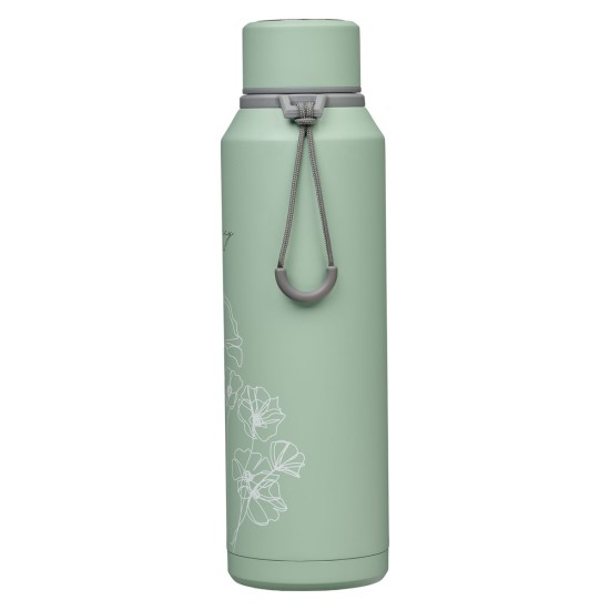 Mercy Hazy Teal Stainless Steel Water Bottle