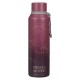 Trust in the Lord Plum Floral Stainless Steel Water Bottle - Proverbs 3:5