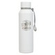 Strong and Courageous White Stainless Steel Water Bottle - Joshua 1:9