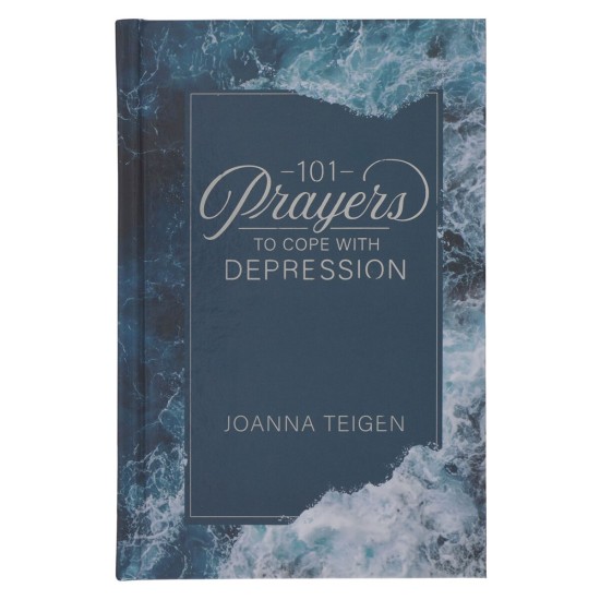 101 Prayers for Depression Blue Hardcover Prayer Book