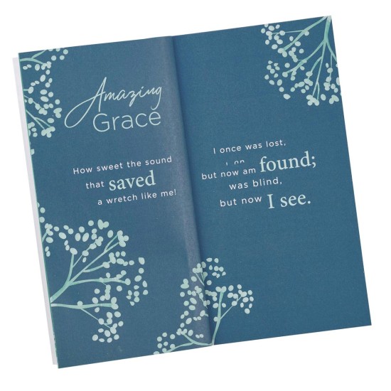 Blue Floral Amazing Grace Promise Book