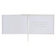 Love Ivory Faux Leather Medium Guest Book