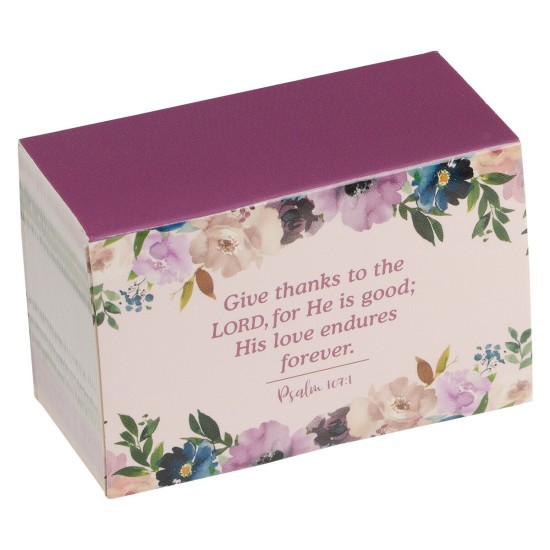 Me and My House Purple Floral Gratitude Jar Refill Card Pack