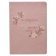 Sufficient Grace Pearlescent Dusty Rose Faux Leather Classic Journal - 2 Corinthians 12:9