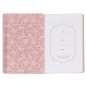 Sufficient Grace Pearlescent Dusty Rose Faux Leather Classic Journal - 2 Corinthians 12:9