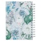 She Speaks with Wisdom Blue Floral Large Wirebound Journal - Proverbs 31:26