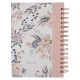 Be Still and Know Pink Floral Wirebound Journal - Psalm 46:10