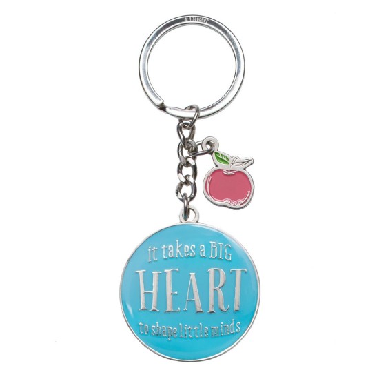 Blue Blessings for a #1 Teacher Key Ring in Tin - 1 Corinthians