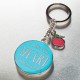 Blue Blessings for a #1 Teacher Key Ring in Tin - 1 Corinthians