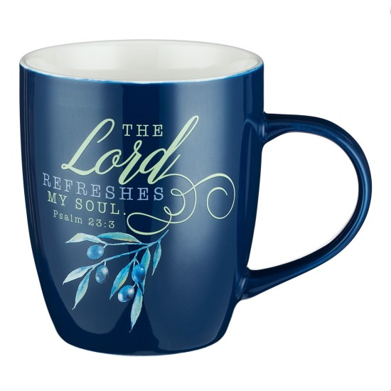 The Lord Refreshes my Soul Coffee Mug - Psalm 23:3