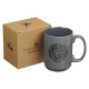 Be Strong Lion Gray Coffee Mug - Joshua 1:9