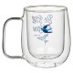 Be Still and Know Double-walled Glass Mug – Psalm 46:10