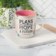 Plans to Give You Hope Muted Watercolor Ceramic Mug - Jeremiah 29:11