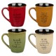 Faith, Hope, Trust & Be Still Stoneware Mug Set