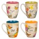 Faith Trust Hope and Love Floral Mug Set