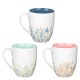 Faith Hope and Love Petite Floral Mug Set