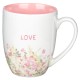 Faith Hope and Love Petite Floral Mug Set