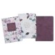 Strength and Dignity Purple Floral Notebook Set - Proverbs 31:25