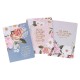 Affection Blue Floral Notebook Set - Colossians 3:2