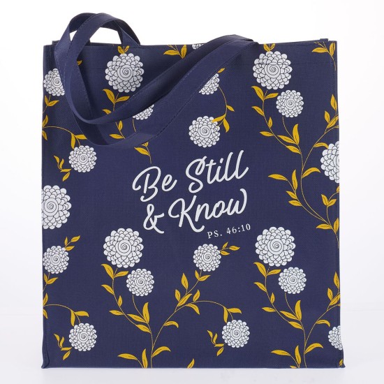 Be Still and Know Shopping Tote Bag - Psalm 46:10