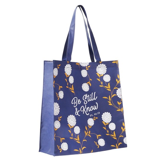 Be Still and Know Shopping Tote Bag - Psalm 46:10