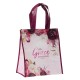 His Grace is Enough Plum Pink Non-Woven Tote Bag - 2 Corinthians 12:9