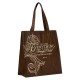 Everything Through Christ Fluted Iris Shopping Tote Bag - Philippians 4:13