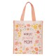 World's Greatest Mom Non-woven Coated Tote Bag