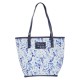 Trust Blue Botany Canvas Tote Bag - Proverbs 3:5