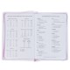 Trust in the Lord Blush Pink Faux Leather 2025 Executive Planner with Zipper Closure - Proverbs 3:5