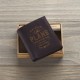 The Plans Black Full Grain Leather Wallet - Jeremiah 29:11