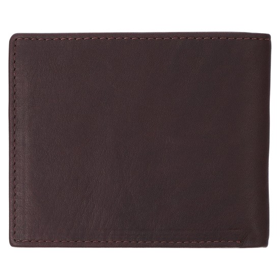 Trust in the Lord Dark Brown Full Grain Leather Wallet - Proverbs 3:5